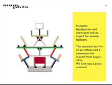 Tablet Screenshot of memphis-milano.com
